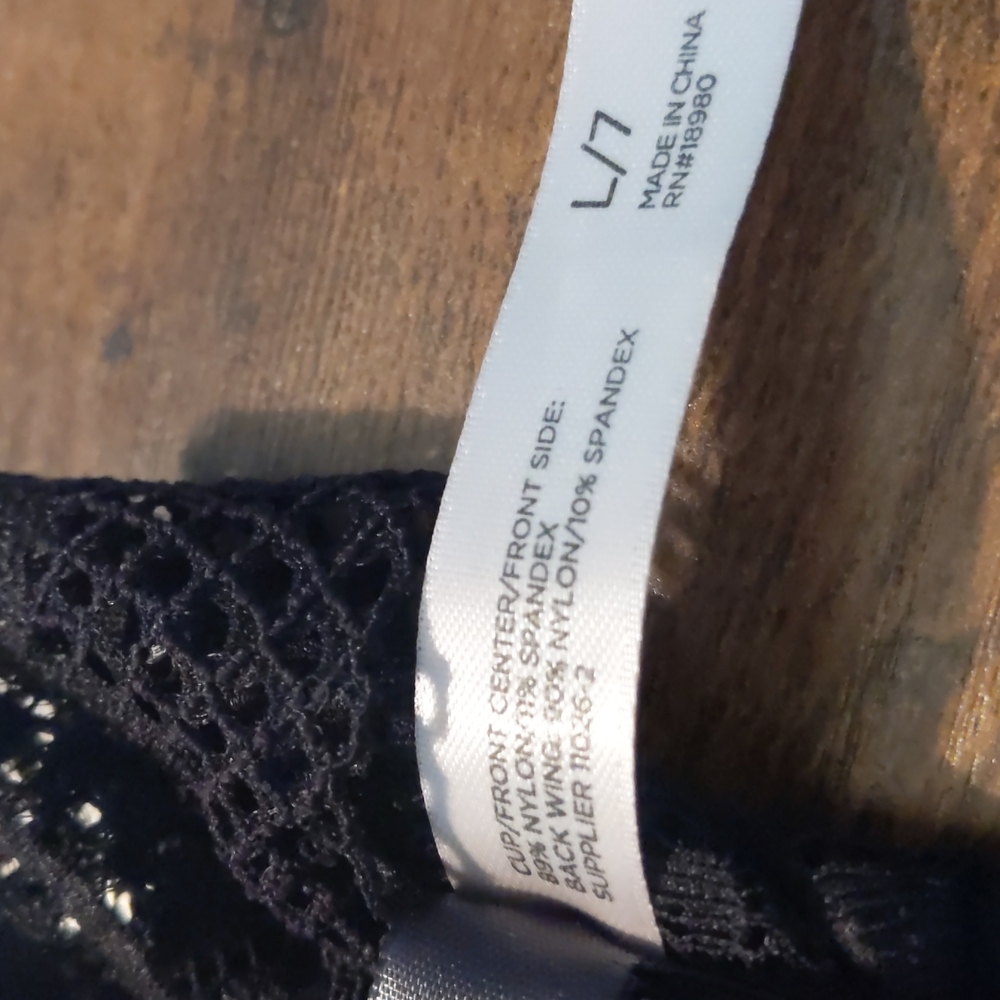 Lacey Black Bralette - Picture 4 of 5